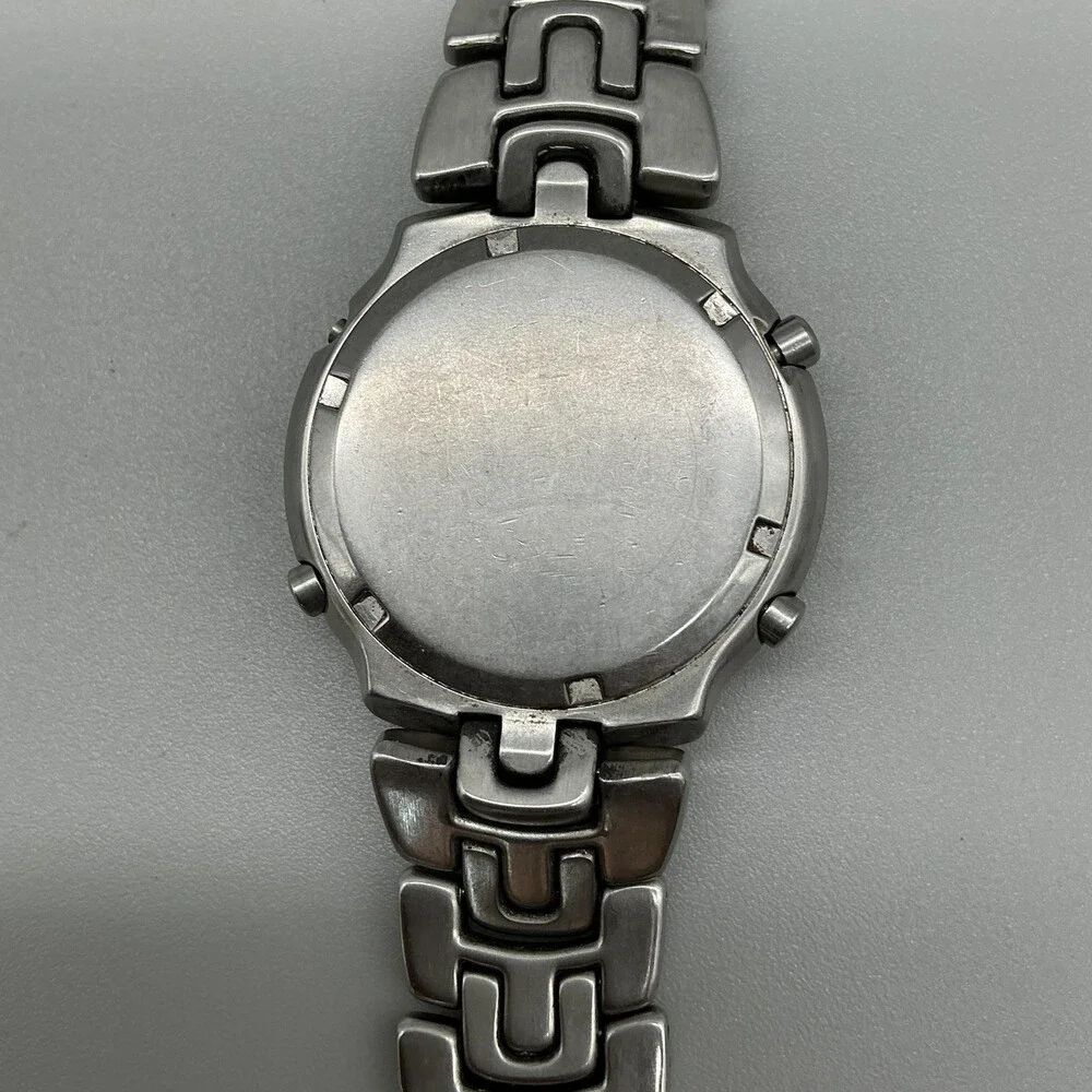 Citizen Eco Drive 0850 Chronograph Alarm 200M Mens Watch 40mm Non Running